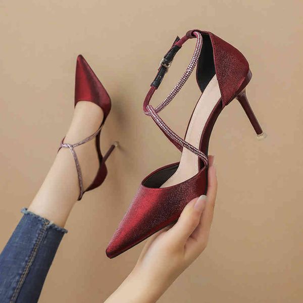 sandals spring crystal buckle womens wedding shoes show thin pointed toe women pumps solid silk shallow fashion high heels 1 2a2y, Black
sandals spring crystal buckle womens wedding shoes show thin pointed toe women pumps solid silk shallow fashion high heels 1 2a2y, Black