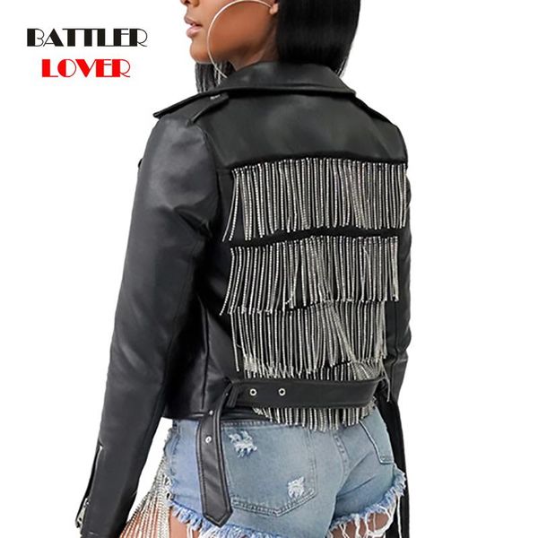 fringe coat pu leather cropped jacket with belt 2021 spring women long sleeve zipper tassel basic steampunk streetwear women's & faux, Black
fringe coat pu leather cropped jacket with belt 2021 spring women long sleeve zipper tassel basic steampunk streetwear women's & faux, Black