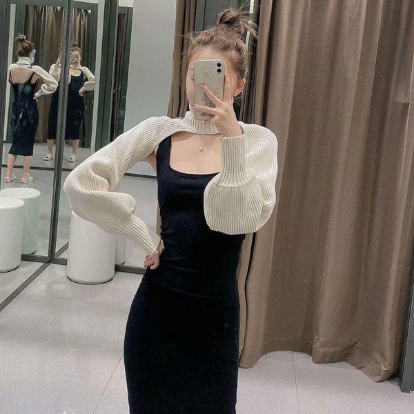 women's tanks & camis women crop , solid color long puff sleeves turtleneck knitwear, black/ white
women's tanks & camis women crop , solid color long puff sleeves turtleneck knitwear, black/ white