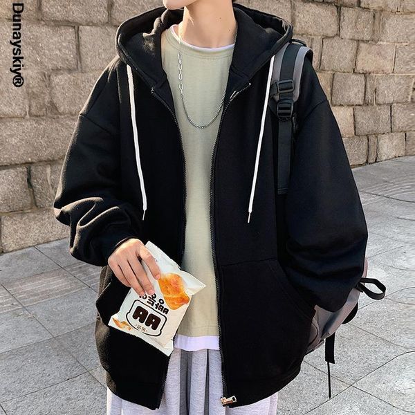 men's jackets 2021 autumn hooded coats solid loose jogging clothing fashion oversize streetwear colors zipper windbreakers white, Black;brown
men's jackets 2021 autumn hooded coats solid loose jogging clothing fashion oversize streetwear colors zipper windbreakers white, Black;brown