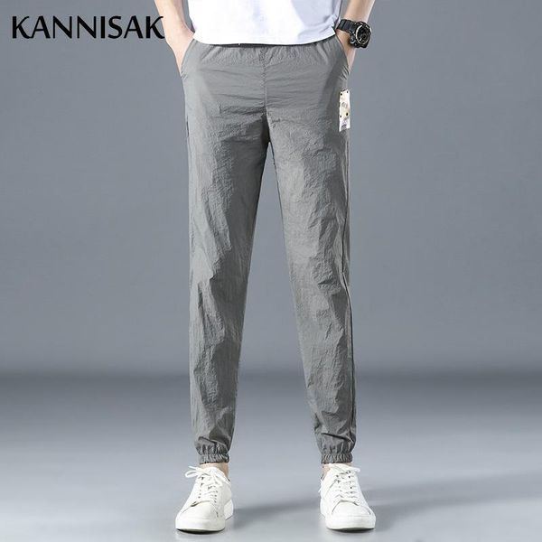 men's pants kannisak men elastic waist summer lightweight joggers tie feet full length teens streetwears spring autumn trousers, Black
men's pants kannisak men elastic waist summer lightweight joggers tie feet full length teens streetwears spring autumn trousers, Black