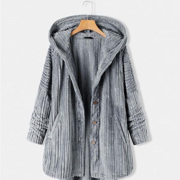 women's wool & blends female solid long sleeve women hooded coats fashion casual loose autumn jackets outwear vintage warm winter fluff, Black
women's wool & blends female solid long sleeve women hooded coats fashion casual loose autumn jackets outwear vintage warm winter fluff, Black