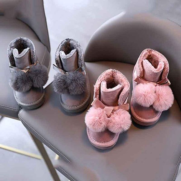 kids pompom snow boots faux suede leather ankle short antiskid plush cotton shoes flat girls princess winter botas #27-37, Black;grey
kids pompom snow boots faux suede leather ankle short antiskid plush cotton shoes flat girls princess winter botas #27-37, Black;grey