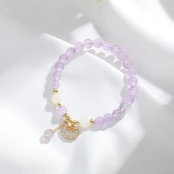 beaded, strands lucky lock pendant elegant purple crystal beads gold color beaded bracelets for women girl fashion party wedding jewelry ybr, Black
beaded, strands lucky lock pendant elegant purple crystal beads gold color beaded bracelets for women girl fashion party wedding jewelry ybr, Black