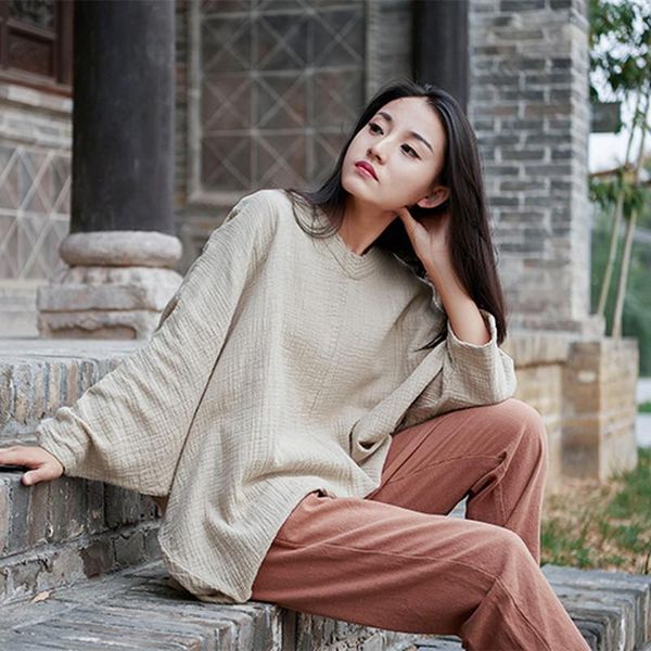 women's t-shirt plus size womens and blouses long sleeve cotton linen solid tunic blusas ladies casual loose shirts holiday kimono rop, White
women's t-shirt plus size womens and blouses long sleeve cotton linen solid tunic blusas ladies casual loose shirts holiday kimono rop, White