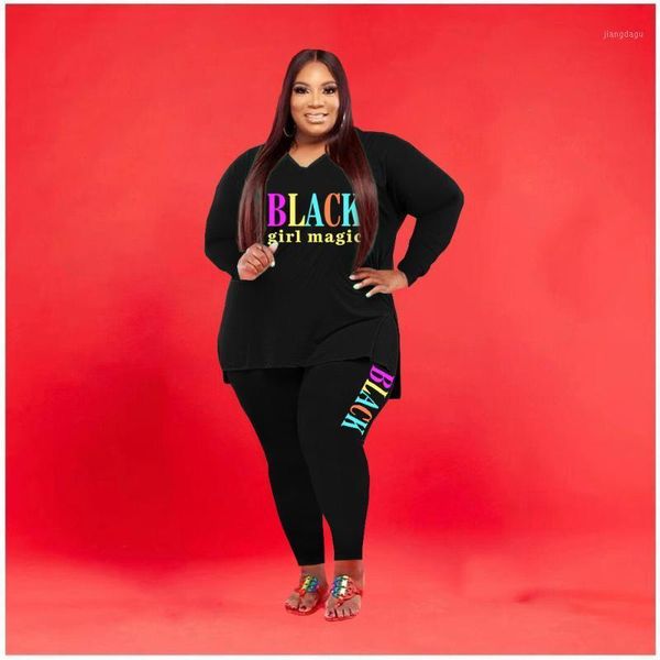plus size tracksuits zjfzml zz women clothing 2 piece tracksuit letter print long sleeve t-shirt and stretch legging drop wholesale, Black
plus size tracksuits zjfzml zz women clothing 2 piece tracksuit letter print long sleeve t-shirt and stretch legging drop wholesale, Black