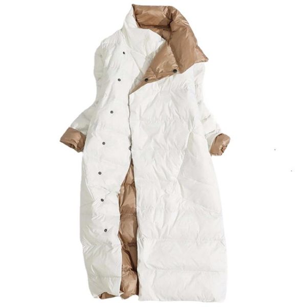plus size outerwear & coats fitaylor 5xl women double sided down long jacket white duck coat winter breasted warm parkas snow outwear, Black
plus size outerwear & coats fitaylor 5xl women double sided down long jacket white duck coat winter breasted warm parkas snow outwear, Black