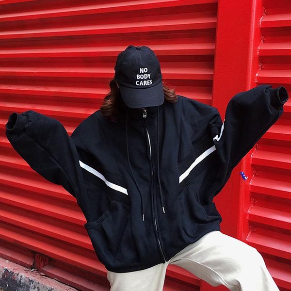 hoodies hoodies women zipper loose korean style leisure daily sweatshirts womens hip hop ulzzang pockets chic tre, Black
hoodies hoodies women zipper loose korean style leisure daily sweatshirts womens hip hop ulzzang pockets chic tre, Black