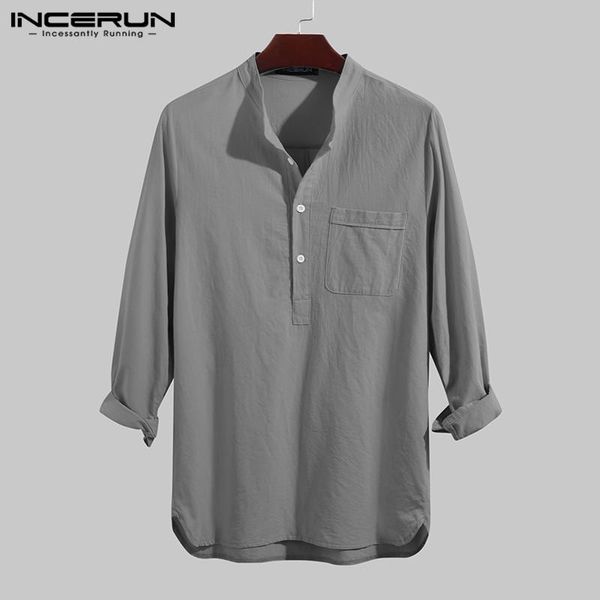 solid color men casual shirt brand cotton long sleeve autumn harajuku stand collar streetwear leisure camisas 2021 men's shirts, White;black
solid color men casual shirt brand cotton long sleeve autumn harajuku stand collar streetwear leisure camisas 2021 men's shirts, White;black