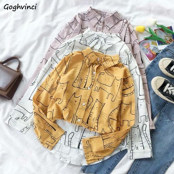 shirts women printed long sleeve korean style harajuku retro kawaii lovely students casual blouses womens streetwear leisure women's &, White
shirts women printed long sleeve korean style harajuku retro kawaii lovely students casual blouses womens streetwear leisure women's &, White