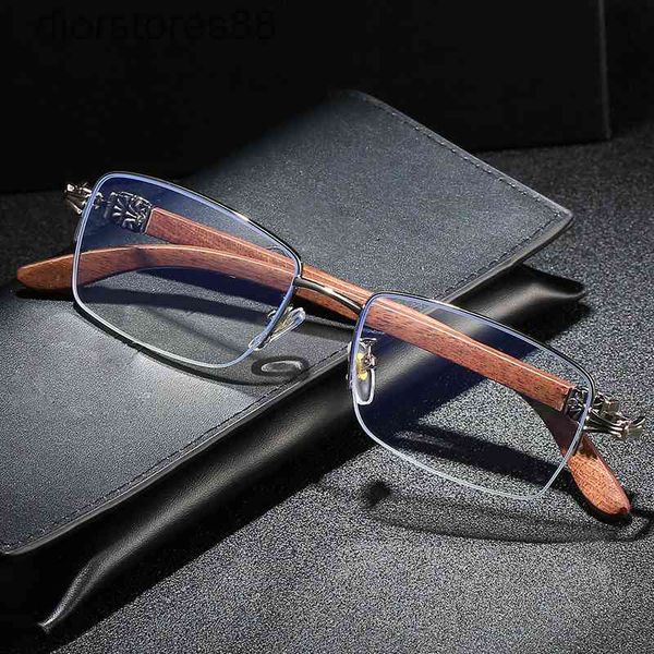 sunglass glasses 2021 wooden leg crowe men's business half frame myopia trend es women, White;black
sunglass glasses 2021 wooden leg crowe men's business half frame myopia trend es women, White;black