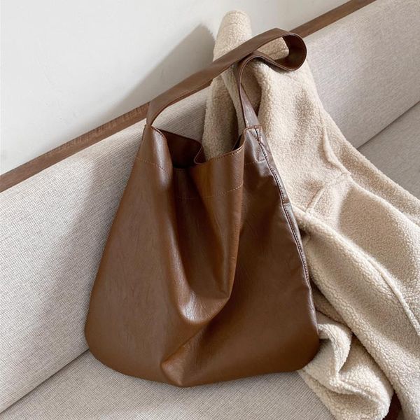 vintage soft hobo shoulder bags for women simple large capacity tote female shopper pu leather work ladies handbags 2021
vintage soft hobo shoulder bags for women simple large capacity tote female shopper pu leather work ladies handbags 2021