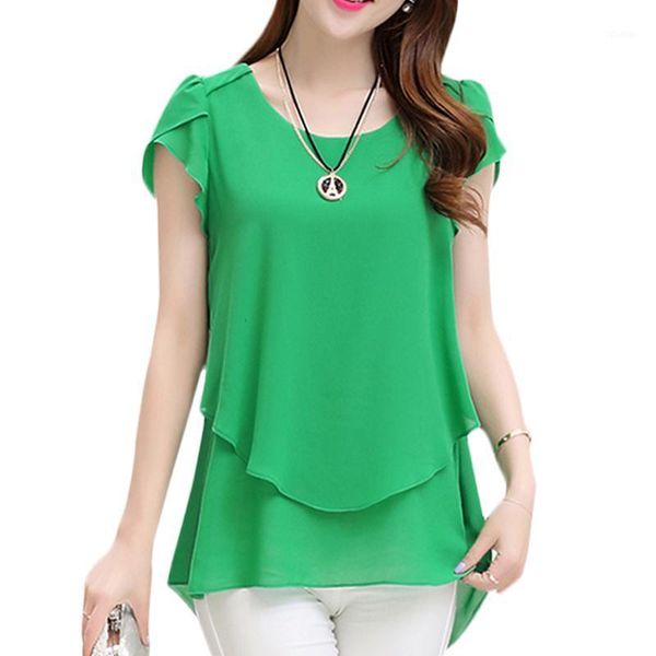 women fashion 2021 summer chiffon blouse plus size 4xl short sleeve diamonds casual shirts blue red pink blusa women's blouses, White
women fashion 2021 summer chiffon blouse plus size 4xl short sleeve diamonds casual shirts blue red pink blusa women's blouses, White