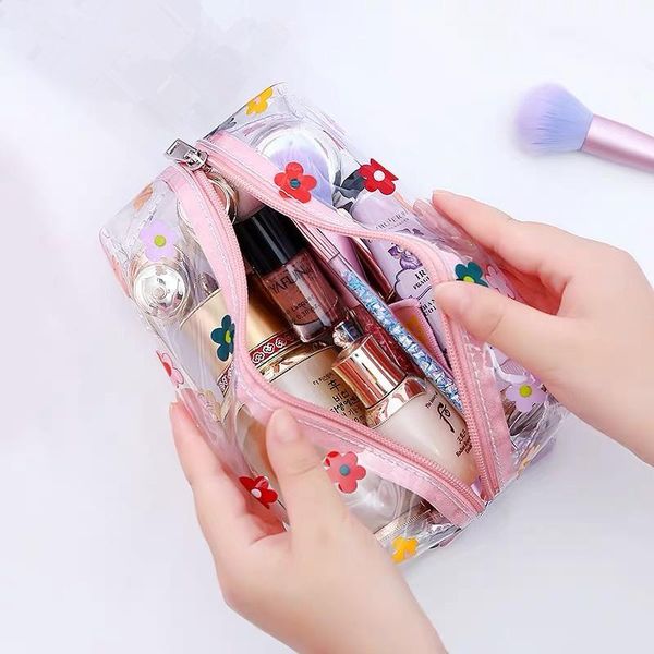pc girl clear cosmetic bag pvc transparent makeup for women waterproof zipper beauty case travel toiletry bags & cases
pc girl clear cosmetic bag pvc transparent makeup for women waterproof zipper beauty case travel toiletry bags & cases