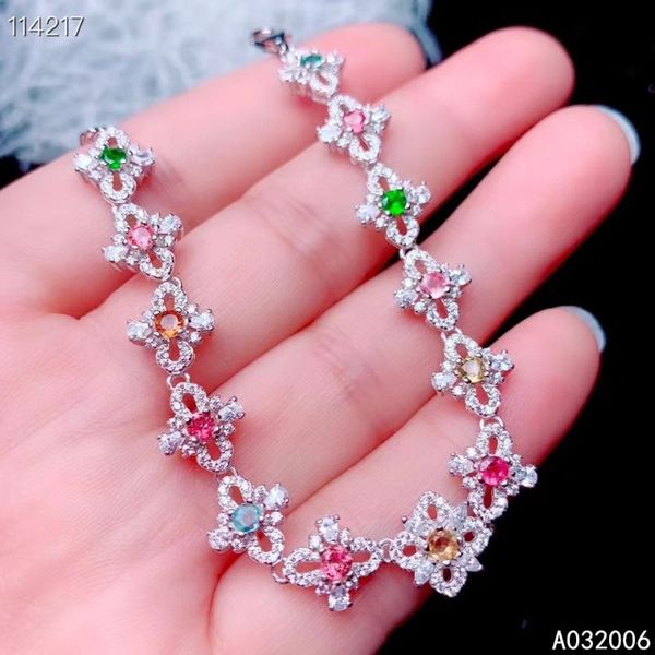 other bracelets kjjeaxcmy fine jewelry 925 sterling silver inlaid natural tourmaline hand bracelet female classic support test, Golden;silver
other bracelets kjjeaxcmy fine jewelry 925 sterling silver inlaid natural tourmaline hand bracelet female classic support test, Golden;silver
