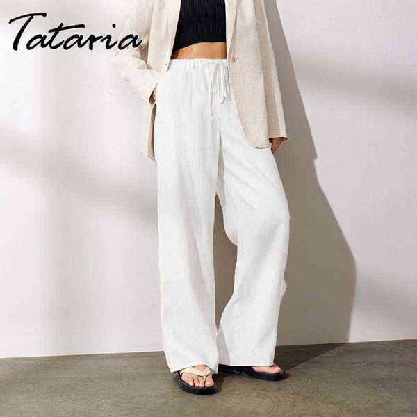 women cotton linen pants white mid waisted loose wide leg pant summer plus size 5xl thin soft for girls female trousers 211124, Black;white
women cotton linen pants white mid waisted loose wide leg pant summer plus size 5xl thin soft for girls female trousers 211124, Black;white