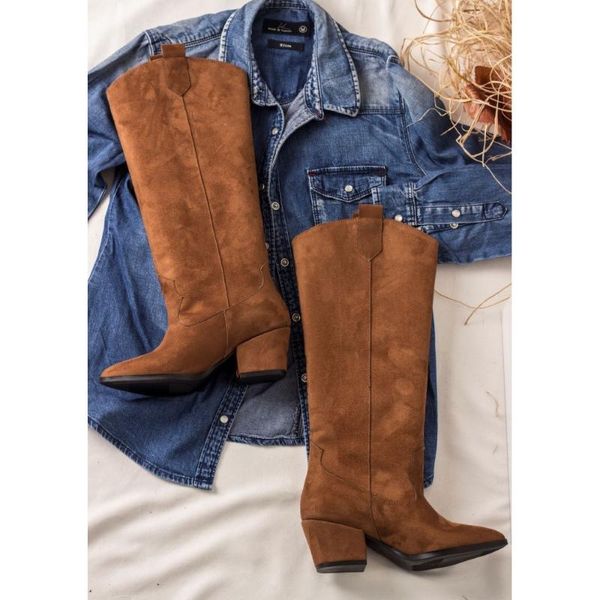 boots tan color suede pu leather western cowboy season autmn winter 2021 fashion stylish mid-calf short heel women lady, Black
boots tan color suede pu leather western cowboy season autmn winter 2021 fashion stylish mid-calf short heel women lady, Black