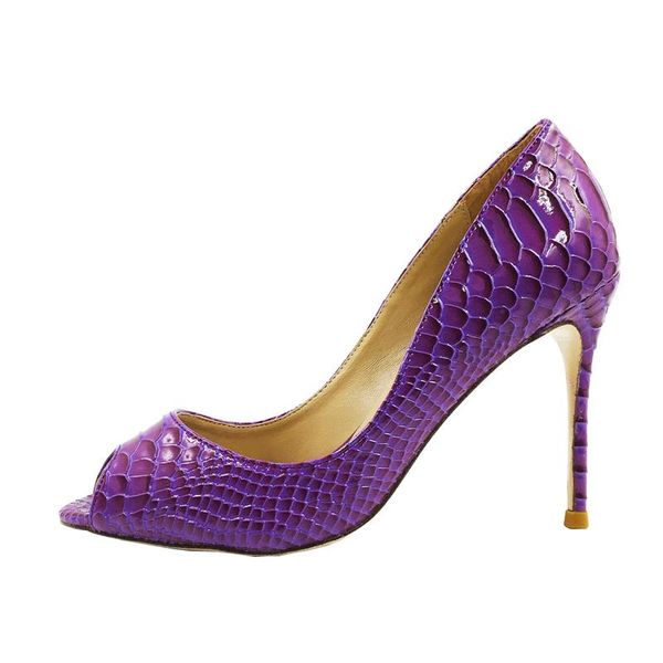 dress shoes snake print peep toe genuine leather insoles elegant thin high heels women pumps, Black
dress shoes snake print peep toe genuine leather insoles elegant thin high heels women pumps, Black