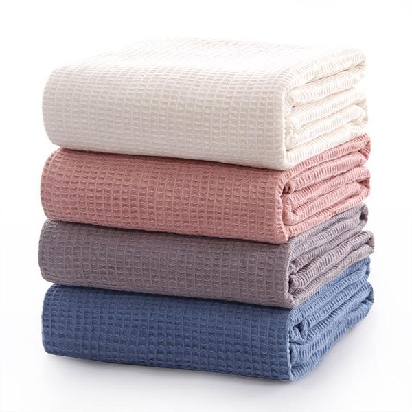 100% cotton waffle plaid quilt for sofa bed towel women wrap blanket nap breathable blankets throw car office 2 sizes
100% cotton waffle plaid quilt for sofa bed towel women wrap blanket nap breathable blankets throw car office 2 sizes