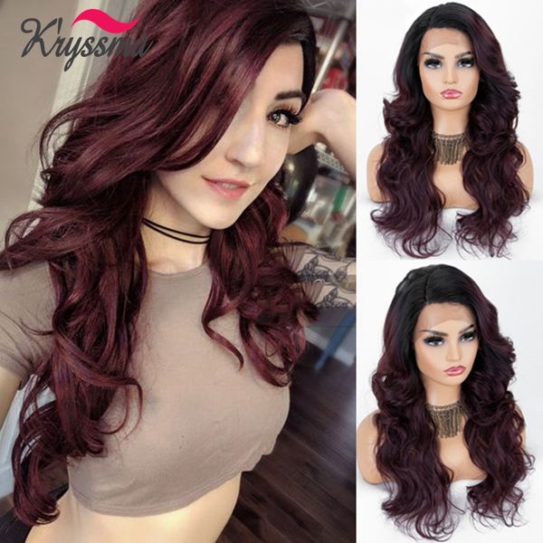 lx brand long wavy synthetic wigs side part burgundy brown wig l part lace font wigs for women high temperature fiber cosplay wigfactory dir, Black
lx brand long wavy synthetic wigs side part burgundy brown wig l part lace font wigs for women high temperature fiber cosplay wigfactory dir, Black