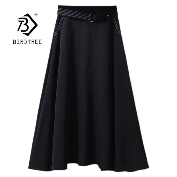 summer women's solid vintage knee length skirt casual a-line female mid-length loose high waist elegant skirts with belt b13201x 210419, Black
summer women's solid vintage knee length skirt casual a-line female mid-length loose high waist elegant skirts with belt b13201x 210419, Black
