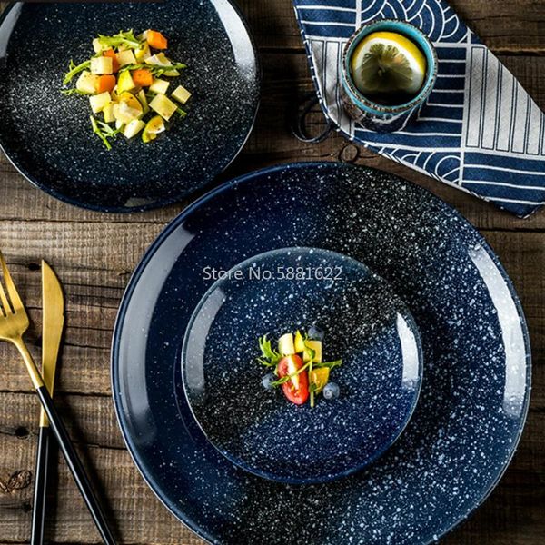 dishes & plates ceramic plate round japanese style starry flat steak breakfast pasta staple dessert salad dark dish kitchen supplies
dishes & plates ceramic plate round japanese style starry flat steak breakfast pasta staple dessert salad dark dish kitchen supplies