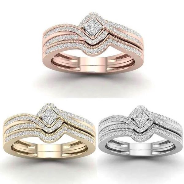 wedding rings loredana luxury miniature zircon-encrusted square princess set for a woman's white romanticwedding ring, Slivery;golden
wedding rings loredana luxury miniature zircon-encrusted square princess set for a woman's white romanticwedding ring, Slivery;golden