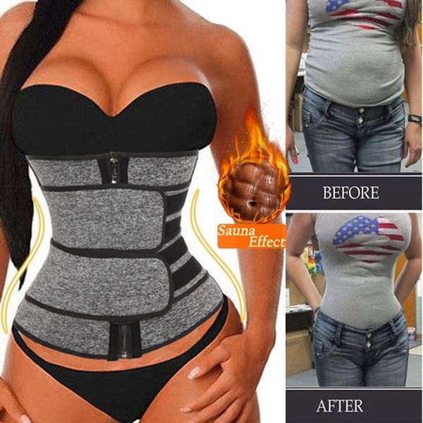 neoprene sauna waist trainer corset sweat belt for women compression trimmer workout fitness back support body shaper women's shapers, Black;white
neoprene sauna waist trainer corset sweat belt for women compression trimmer workout fitness back support body shaper women's shapers, Black;white