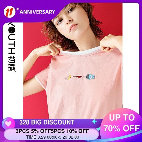 toyouth summer women t-shirts embroidery cotton hit color white pink loose straight short sleeve t-shirt tees for female women's
toyouth summer women t-shirts embroidery cotton hit color white pink loose straight short sleeve t-shirt tees for female women's