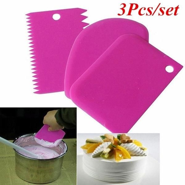 3pcs/set colorful multifunctional irregular teeth edge diy cream scraper set cake mold kitchen tools baking & pastry
3pcs/set colorful multifunctional irregular teeth edge diy cream scraper set cake mold kitchen tools baking & pastry