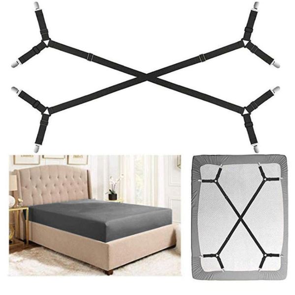 clothing & wardrobe storage 2pcs bed sheet holder elastic clips 4 head 2 adjustable mattress grippers fasteners home clip
clothing & wardrobe storage 2pcs bed sheet holder elastic clips 4 head 2 adjustable mattress grippers fasteners home clip