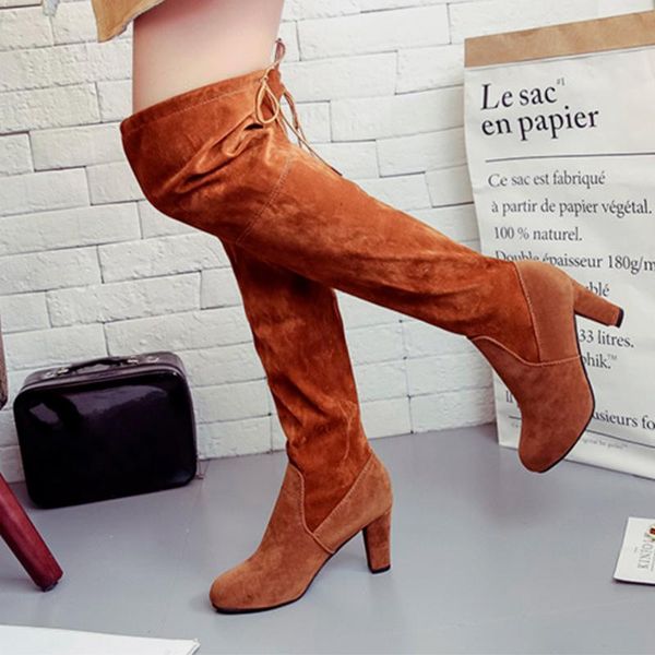 boots women knee high heels female pumps flock lace up short plush large size 43 ladies footwear winter fashion 2021, Black
boots women knee high heels female pumps flock lace up short plush large size 43 ladies footwear winter fashion 2021, Black