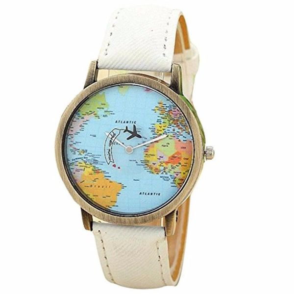 wristwatches global travel by plane map women dress watch denim fabric band fashion simple slim design f605, Slivery;brown
wristwatches global travel by plane map women dress watch denim fabric band fashion simple slim design f605, Slivery;brown