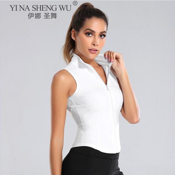 summer running training women sleeveless zipper stand-up collar yoga shirts sport gym quick dry fitness sportswear outfit
summer running training women sleeveless zipper stand-up collar yoga shirts sport gym quick dry fitness sportswear outfit