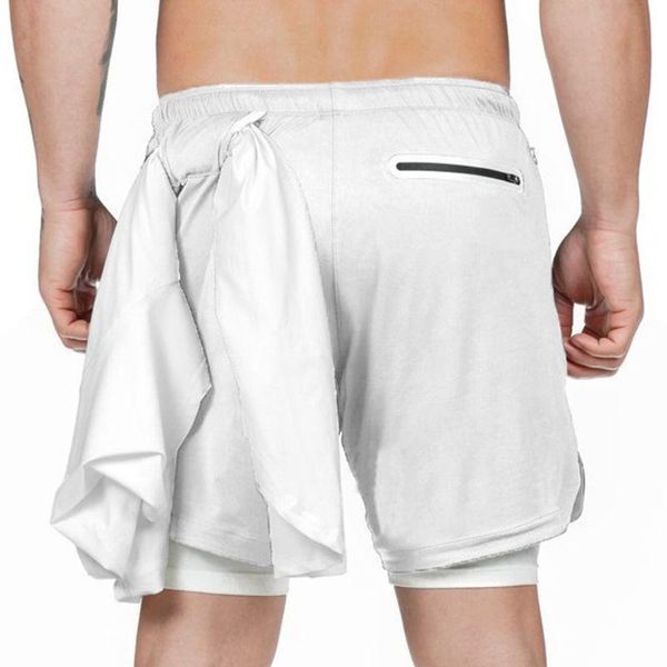 mens 2 in 1 workout running shorts gym yoga sport compression tights with pocket u50c men's, White;black
mens 2 in 1 workout running shorts gym yoga sport compression tights with pocket u50c men's, White;black