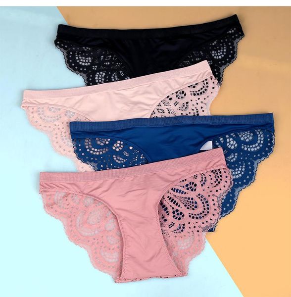 women's panties 3pcs invisible seamless bikini underwear lace cotton lingerie amazing briefs half back coverage, Black;pink
women's panties 3pcs invisible seamless bikini underwear lace cotton lingerie amazing briefs half back coverage, Black;pink