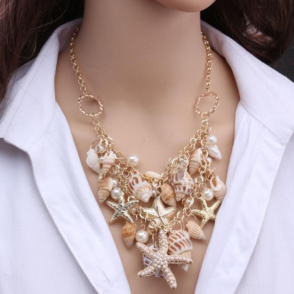 chokers bohemian shell conch necklace set for women summer beach fashion jewelry accessories colar choker kpop collar aesthetic rainbow, Golden;silver
chokers bohemian shell conch necklace set for women summer beach fashion jewelry accessories colar choker kpop collar aesthetic rainbow, Golden;silver