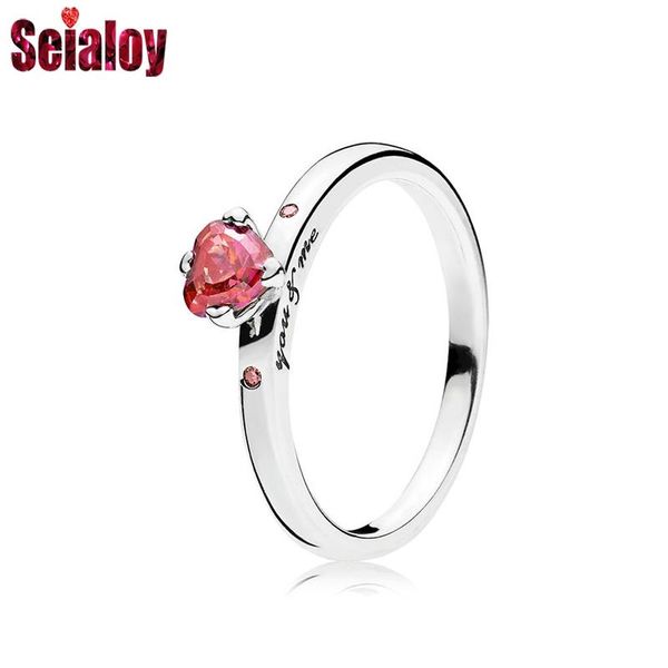 seialoy shiny red zircon you and my heart love true ring female wedding jewelry gift engagement silver color cluster rings, Golden;silver
seialoy shiny red zircon you and my heart love true ring female wedding jewelry gift engagement silver color cluster rings, Golden;silver