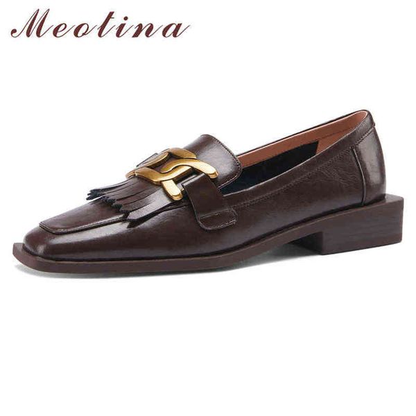 women's low heel women's shoes leather square head tassel metal decoration no shoelaces 2 9, Black
women's low heel women's shoes leather square head tassel metal decoration no shoelaces 2 9, Black