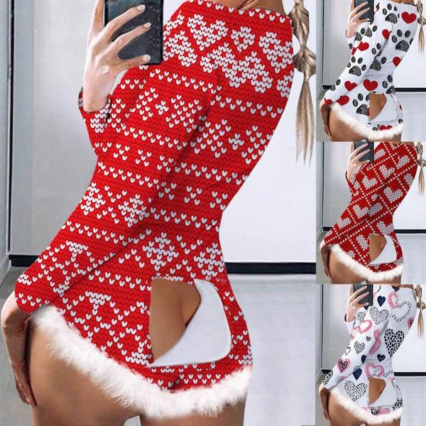 women's jumpsuits & rompers heart print long sleeve nightwear jumpsuit bodysuit playsuit romper, Black;white
women's jumpsuits & rompers heart print long sleeve nightwear jumpsuit bodysuit playsuit romper, Black;white