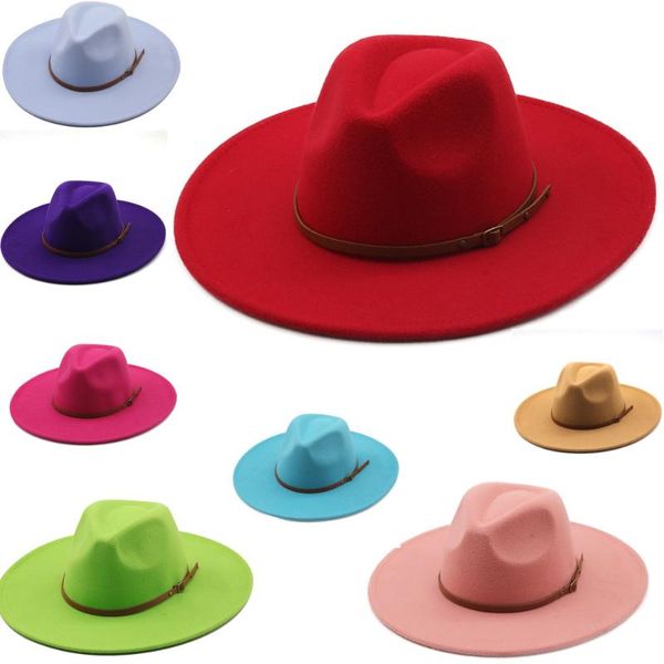 wide brim hats 9.5cm women fedora red felt hat fedoras jazz party club men for big, Blue;gray
wide brim hats 9.5cm women fedora red felt hat fedoras jazz party club men for big, Blue;gray