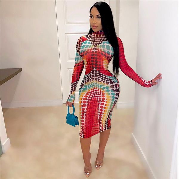fashion women's polka dot dress print wrap hip tight long sleeve crew neck one-piece bodycon casual dresses, Black;gray
fashion women's polka dot dress print wrap hip tight long sleeve crew neck one-piece bodycon casual dresses, Black;gray