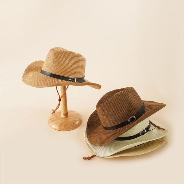wide brim hats natural soft shaped straw hat summer women/men beach sun cap uv protection fedora outdoor sunhat, Blue;gray
wide brim hats natural soft shaped straw hat summer women/men beach sun cap uv protection fedora outdoor sunhat, Blue;gray