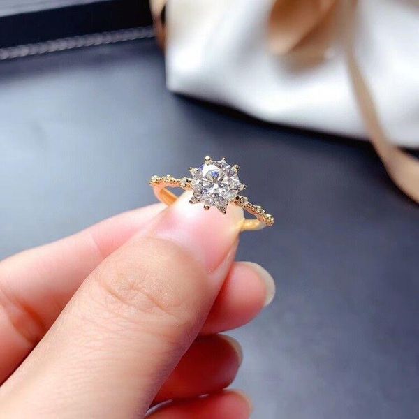 cluster rings meibapj 1 d color moissanite diamond simple flower ring for women 925 sterling silver fine wedding jewelry, Golden;silver
cluster rings meibapj 1 d color moissanite diamond simple flower ring for women 925 sterling silver fine wedding jewelry, Golden;silver
