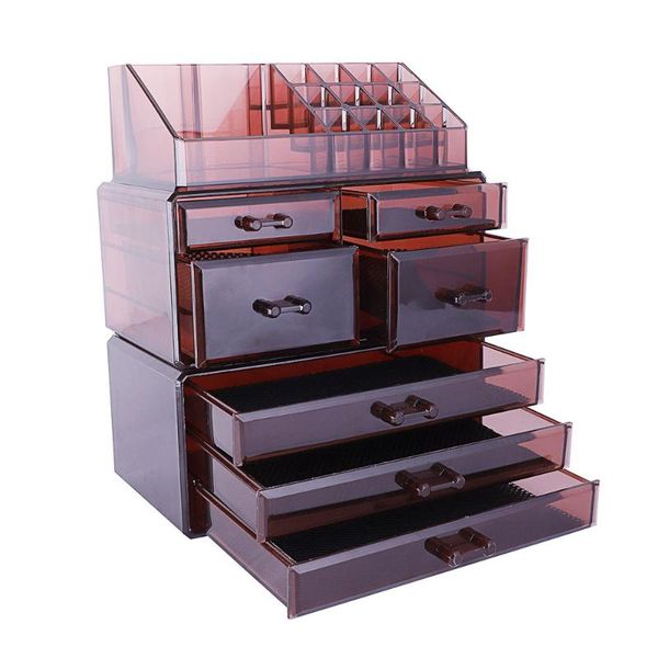 coffee sf-1122-3 3pcs/set plastic cosmetics storage rack transparent 4 small & 3 large drawers 190813103 cosmetic bags cases
coffee sf-1122-3 3pcs/set plastic cosmetics storage rack transparent 4 small & 3 large drawers 190813103 cosmetic bags cases