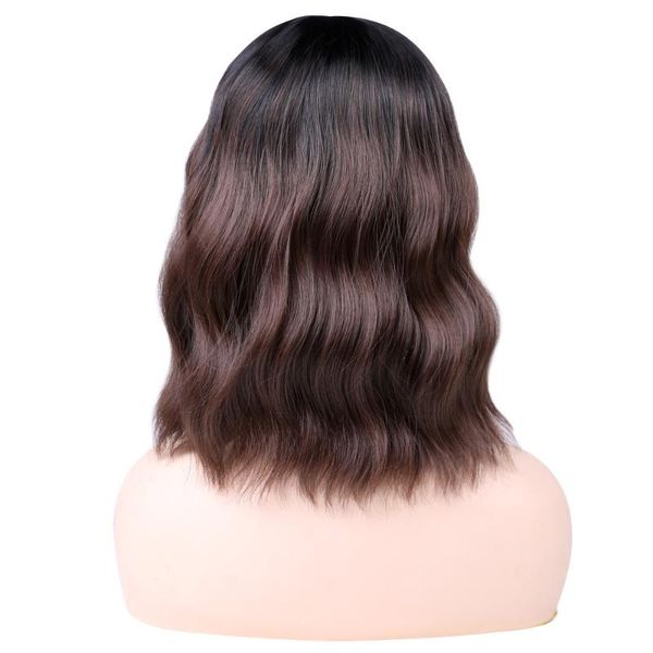 synthetic wigs full star 8" short body wave african american hair brown ombre with bangs heat resistant cosplay wig for women, Black
synthetic wigs full star 8" short body wave african american hair brown ombre with bangs heat resistant cosplay wig for women, Black