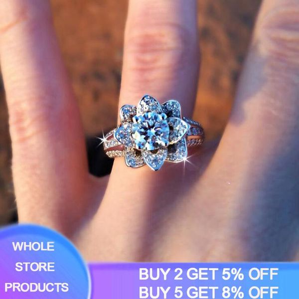 cluster rings fashion creative flowers crystal finger wedding for women white gold pt zircon glamour ring jewelry girl gift bijoux, Golden;silver
cluster rings fashion creative flowers crystal finger wedding for women white gold pt zircon glamour ring jewelry girl gift bijoux, Golden;silver