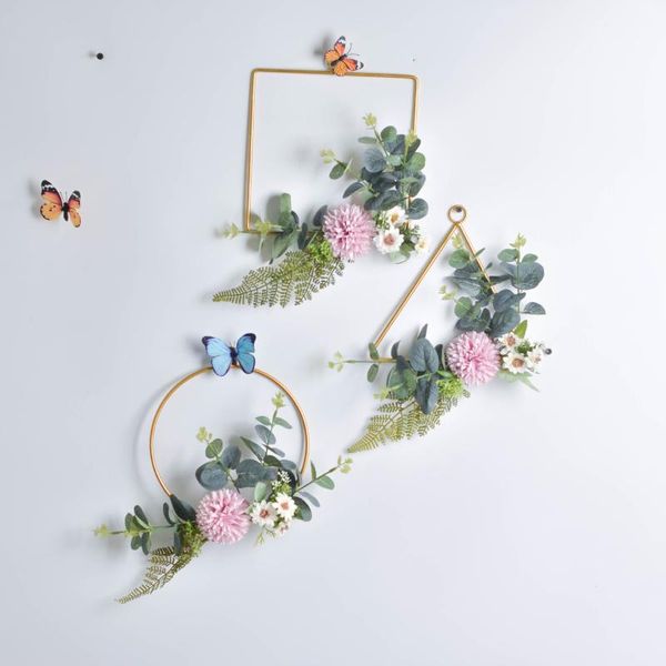 artificial flower decoration wedding wreath gold iron metal home wall party garland decor decorative flowers & wreaths
artificial flower decoration wedding wreath gold iron metal home wall party garland decor decorative flowers & wreaths
