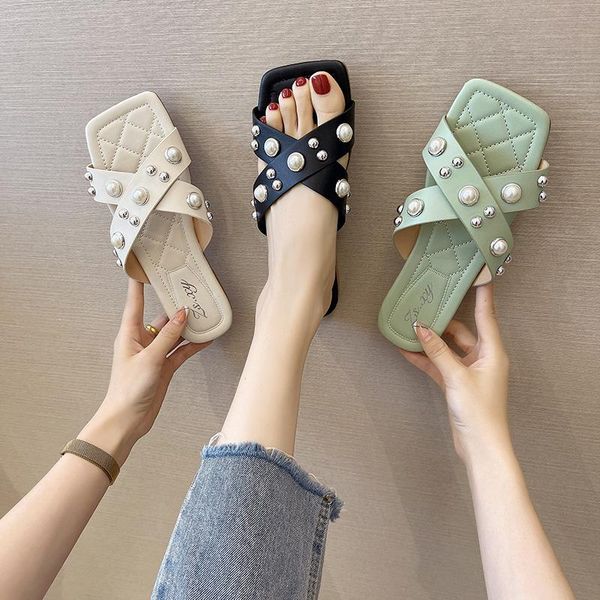 slippers shoes women summer string bead luxury slides low pantofle designer 2021 flat basic scandals fretwork pu hoof heels fabr, Black
slippers shoes women summer string bead luxury slides low pantofle designer 2021 flat basic scandals fretwork pu hoof heels fabr, Black