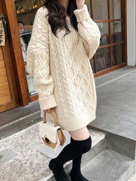 fashion sweater dress women autumn winter long sleeve loose elegant dresses knitted plus size robe pull femme hiver casual, Black;gray
fashion sweater dress women autumn winter long sleeve loose elegant dresses knitted plus size robe pull femme hiver casual, Black;gray